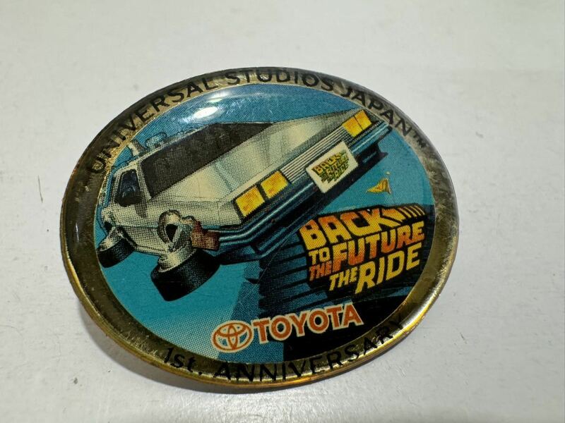 USJ ユニバーサルジャパン back to the future トヨタ TOYOTA ピンバッチ レトロ