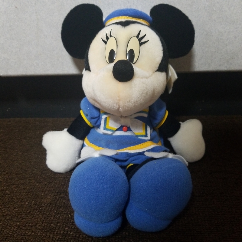 【送料無料】保管品　ミニー　東京ディズニーシー　Minnie Mouse　色落ちあり　ぬいぐるみ