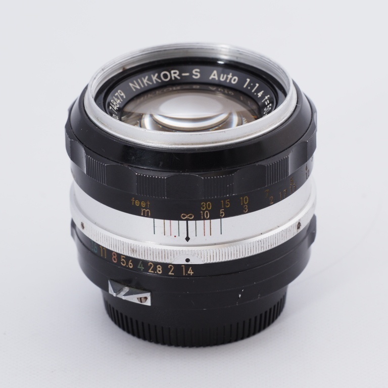 【難あり品】Nikon ニコン NIKKOR-S Auto 50mm F1.4 単焦点 標準レンズ Fマウント #8942