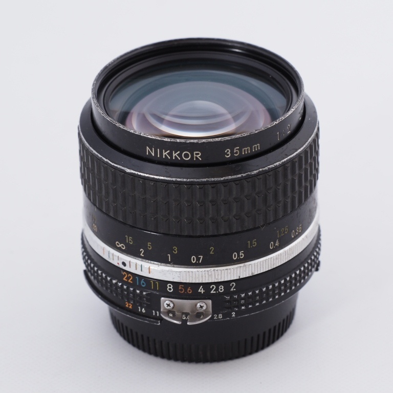 【難あり品】Nikon ニコン NIKKOR Ai-S AIS 35mm F2 単焦点 MFレンズ #8929