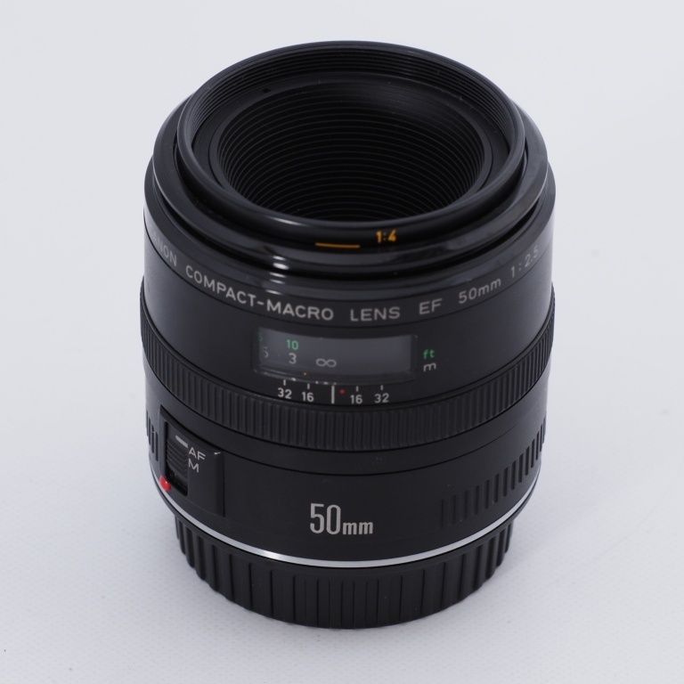 【難あり品】Canon キヤノン 単焦点マクロレンズ EF50mm F2.5 コンパクトマクロ フルサイズ対応 #9030