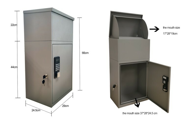 大容量　鍵付き　アプリ対応　宅配ボックス　配達ボックス　ポスト　デリバリー　荷物受け　ドロップボックス　再配達　屋外