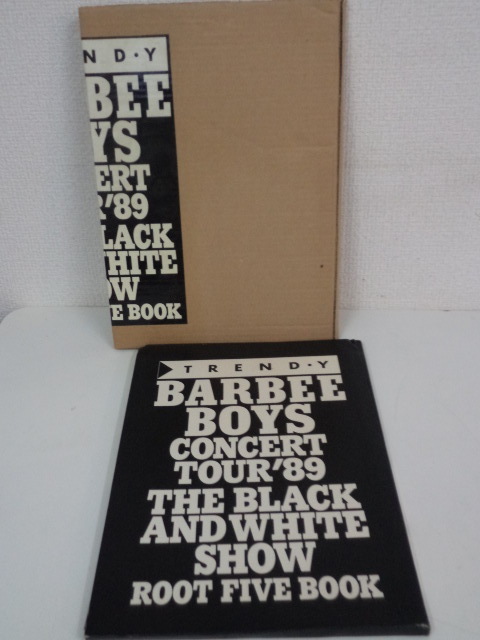 バービーボーイズ　コンサートツアー’89　THE BLACK AND WHITE SHOW　　ROOT FIVE BOOK　ブックレット