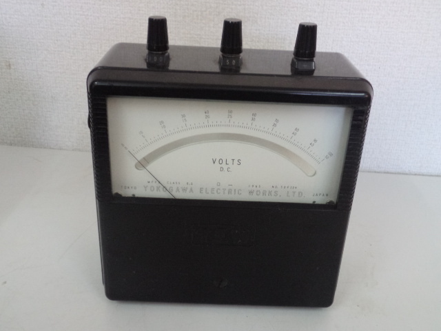 YEW　YOKOGAWA　VOLTS　D.C　測定器