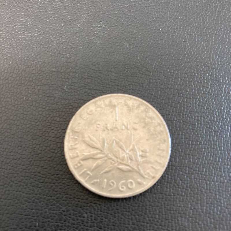 ※6226　1FRANC　1960　5.9ｇ コイン 硬貨 フランス