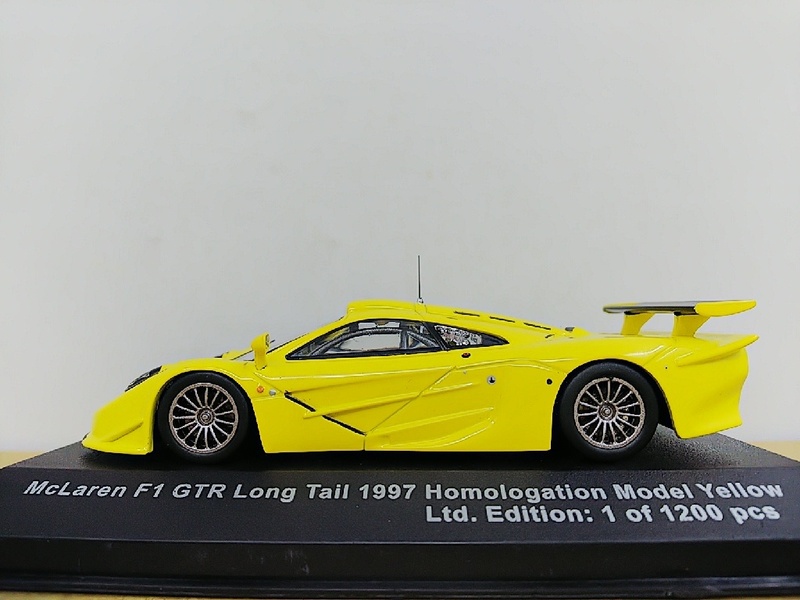 ■PALMA43 1/43 McLaren F1 GTR Long Tail 1997 Homologation Model Yellow ホモロゲーションモデル マクラーレン モデルミニカー