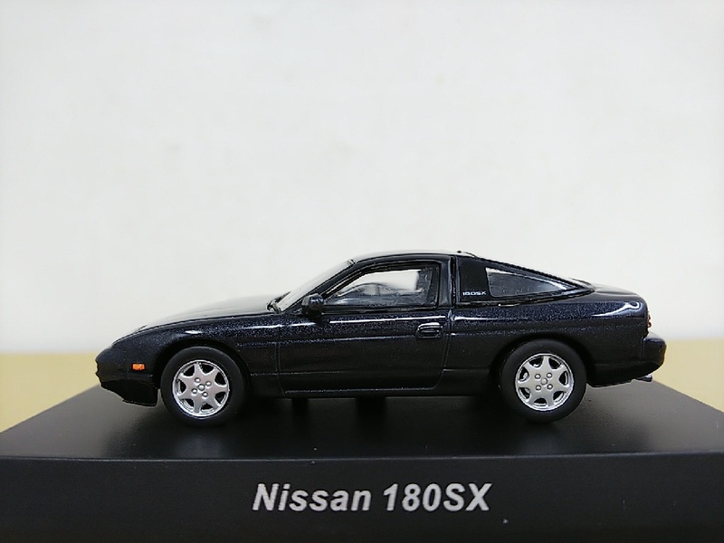 ■ 京商 1/64 NISSAN 180SX ブラック 日産 ミニカー