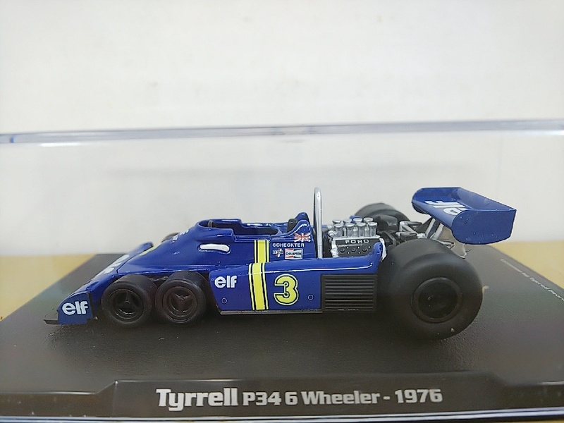 ■ ATLAS EDITIONSアトラスエディション Grand Prix 1/43 Tyrrell P34 6 Wheeler - 1976 ティレルタイレル レーシングモデルミニカー