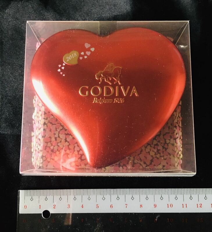 【GODIVA】ゴディバ ハート型 空き缶