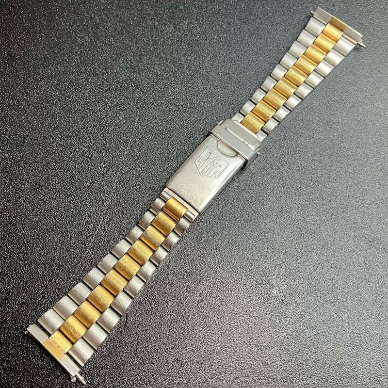 【良品 純正品 保管品】タグホイヤー 腕時計 純正ブレス バックル 16mm SS メンズ 時計SS プロフェッショナル モナコ カレラ【R6_064】