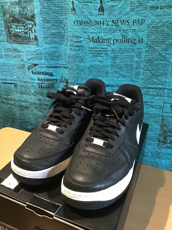 NIKE × Supreme × CDG ギャルソン コムデギャルソン 2018AW AIR FORCE 1 エアフォースワン スニーカー AR7623-001 サイズUS9.5　　FK