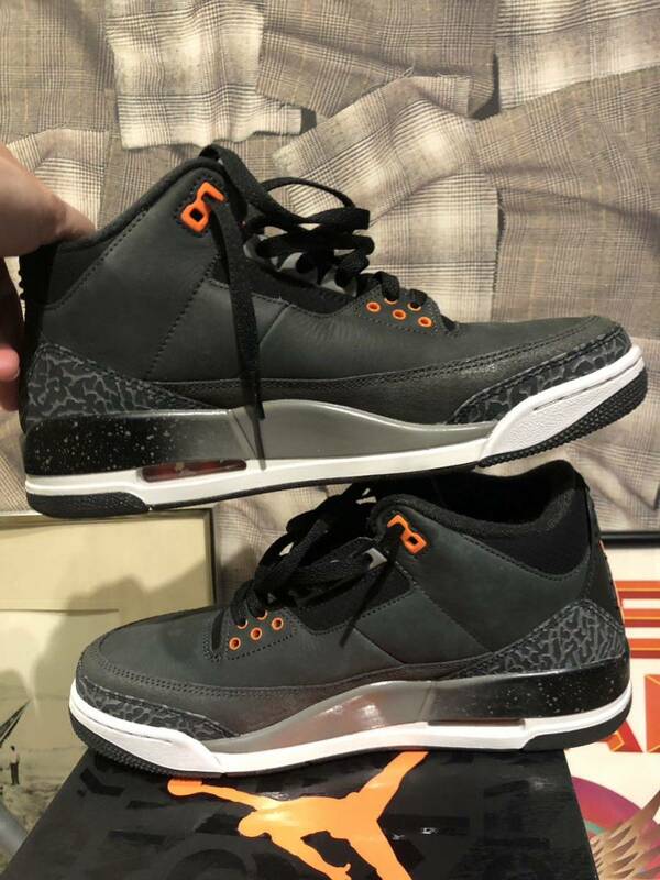 NIKE AIR JORDAN 3 RETRO ナイキ エアジョーダン 3 CT8532-080 サイズUS9 27.0cm ブラック　FK