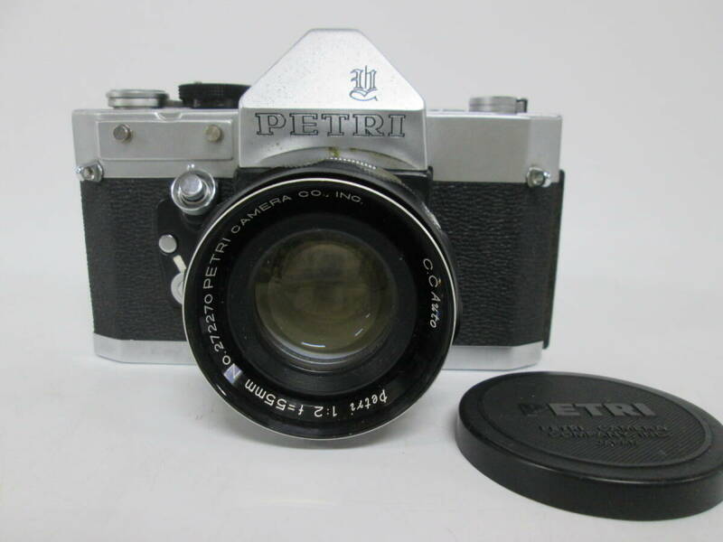 【0222n S9491】ペトリ PETRI V6 C.C Auto 1:2 f=55mm フィルムカメラ 一眼レフ