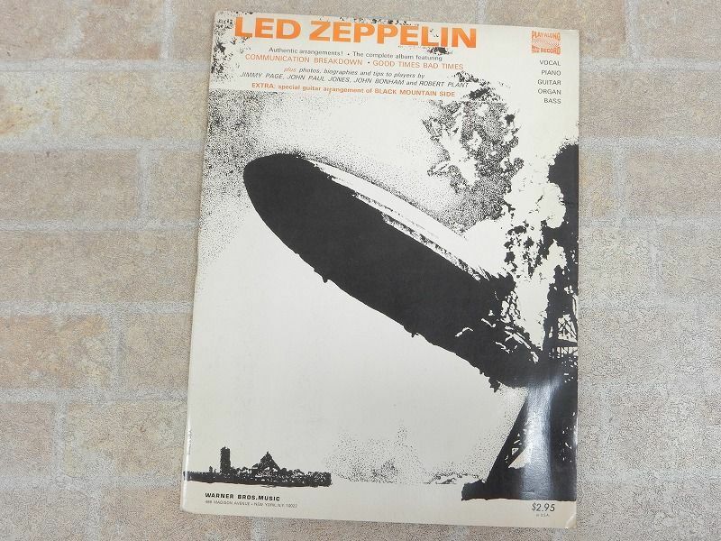 Led Zeppelin レッドツェッペリン スコア/楽譜 ◯ 【6311y1】