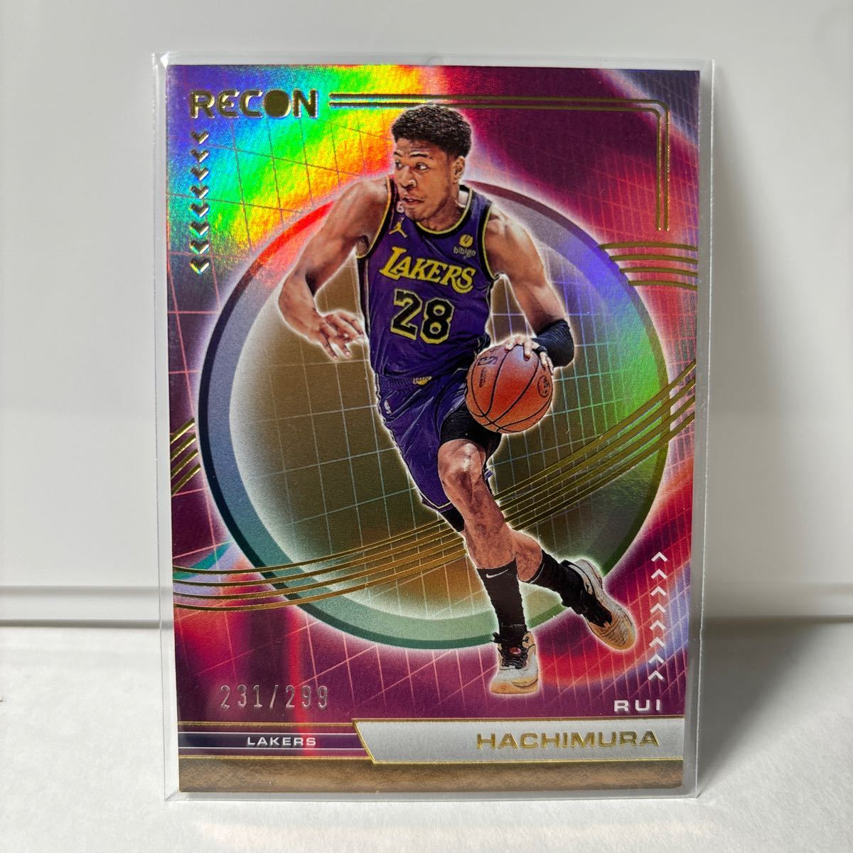八村塁　Rui Hachimura /299 Lakers レイカーズ 2022-23 Panini NBA Recon