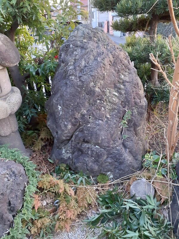 大きな庭石A　観賞石 オブジェ ガーデニング 庭木 サイズは横 約1000㎜、奥行き 約800㎜、高さ 約1500㎜