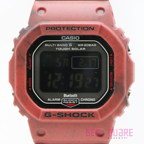 【値下げ交渉可】CASIO カシオ G-SHOCK 腕時計 タフソーラー電波 モバイルリンク 未使用 GW-B5600SL-4JF