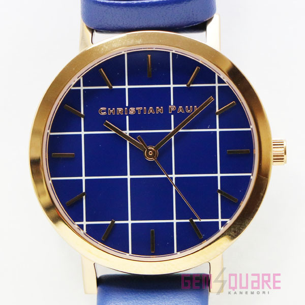 【値下げ交渉可】クリスチャンポール グリッドコレクション クォーツ 腕時計 RGP 未使用 GRL-04