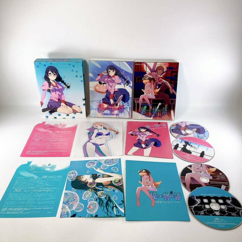 Blu-ray 猫物語 黒 全2巻セット ソフマップBOX 付