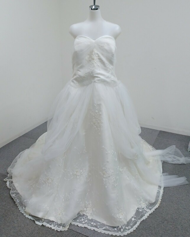 【送料無料】石) カラードレス ⑮ 特大サイズ 白　ホワイト幸輝 ドレス 結婚式 パーティー 衣装 ウェディング ブライダル (240201)