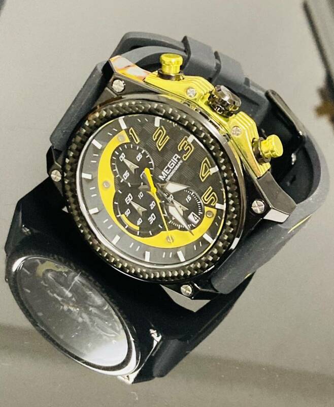 新作大特価　MEGIR腕時計　オマージュ　スーツ防水　ダイバーズ　ステンレスベルト　ステンレス　サーフィン2435m