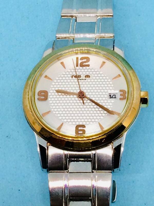 (D25)ピンクゴールド(*'▽')RENOMA・レノマ・ディト（電池交換済み）S&G・レディス腕時計USED（送料全国一律185円）しゃれた時計です。