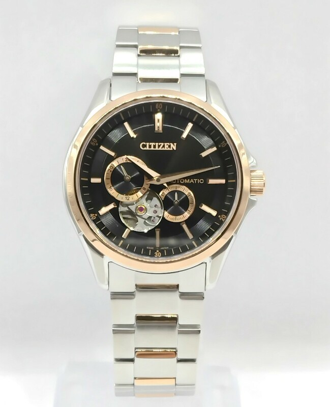 【未使用品】CITIZEN シチズン NP1014-77E 4197-006G202 シチズン コレクション メカニカルウォッチ 自動巻き 黒文字盤 ピンクゴールド