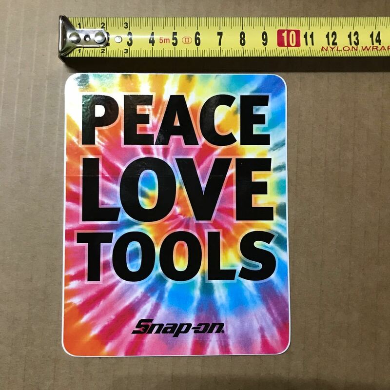 Snap-on スナップオン　ステッカー　デカール　Peace Love Tool 正規品