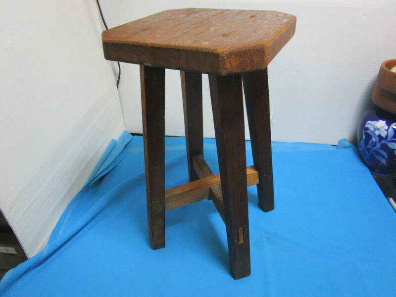 O120.第20～木製椅子 踏み台 中古品