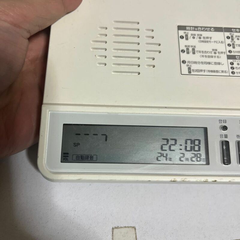 TAKACOM/タカコム　通話録音装置　VR-D175A 通電OK 本体のみ　ジャンク扱い　電話回線接続