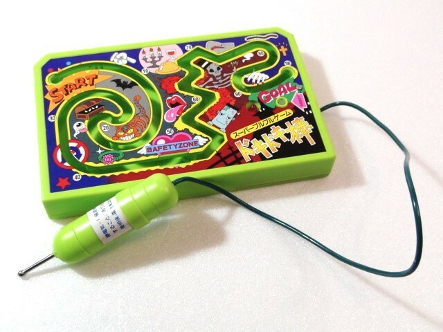 再値下 ハナヤマ スーパーブルブルゲーム ドキドキ棒 HANAYAMA レトロ おもちゃ GAME 電気ショック ビリビリ ジョーク