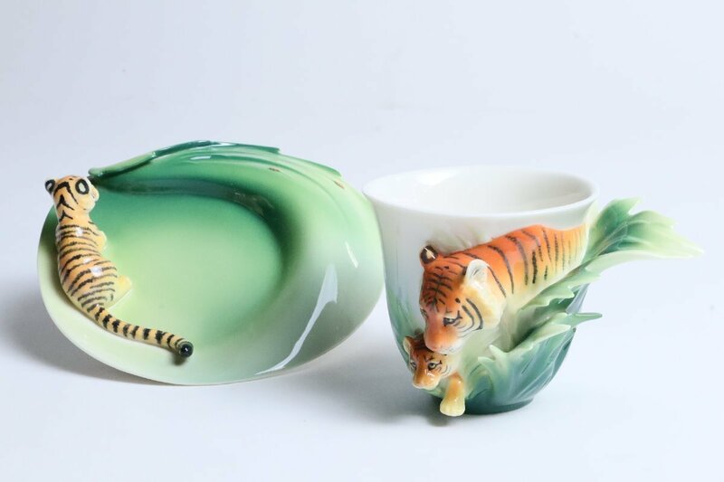 FRANZ Collection Tiger カップ＆ソーサー / フランツコレクション C/S 虎
