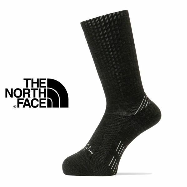 ★新品★THE NORTH FACE★ソックス 靴下 男女兼用 トレッキング ミッドウェイト クルー NN82325 KK M（25-27cm） トレッキング 登山