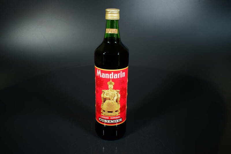 【和】(8557)　時代古作　現状品　Mandarin　CUSENIER　リキュール　ビンテージ　古酒　重量約1744g　売り切り