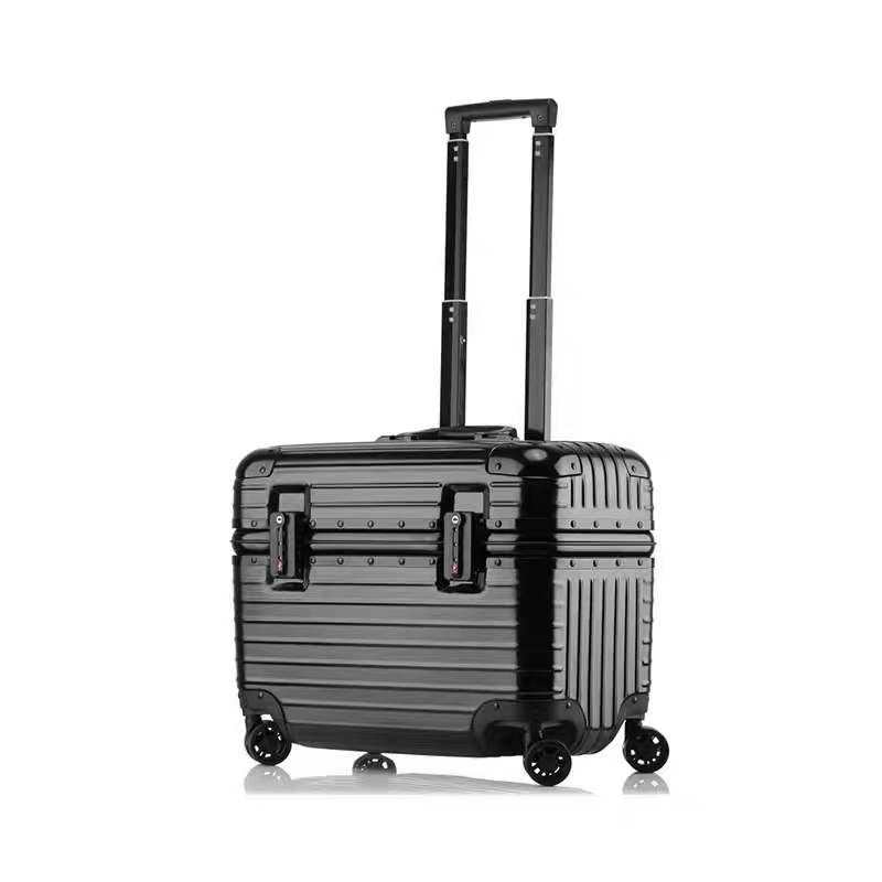 アルミスーツケース 17インチ 小型 機内持ち込み アルミトランク キャリーバッグ 旅行用品 TSAロック キャリーケース 