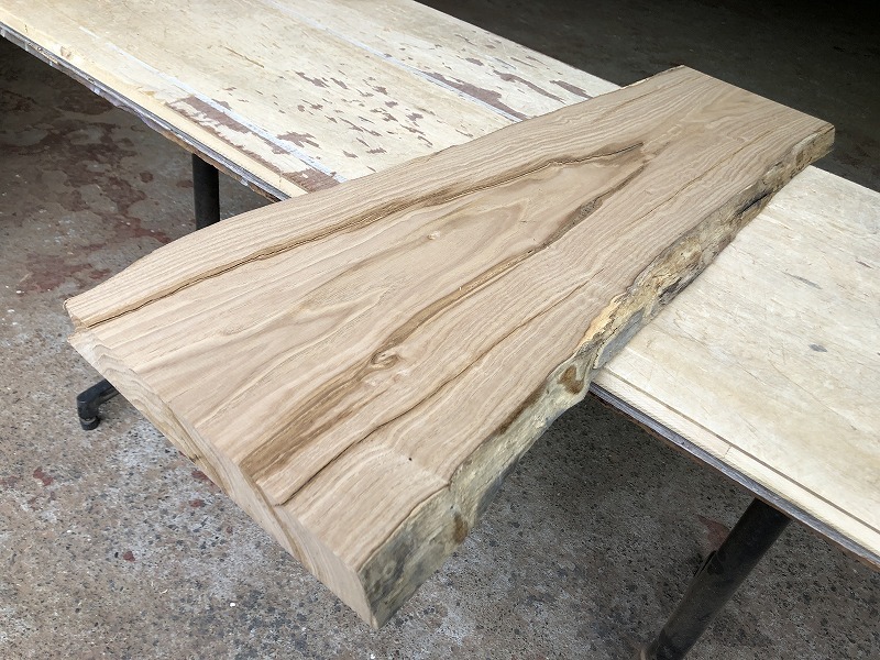 送料無料！！【S211B】栗 ～910×～275×30㎜ 板材 乾燥材 木工 DIY 材木 天然木 無垢材 《銘木すずめや》