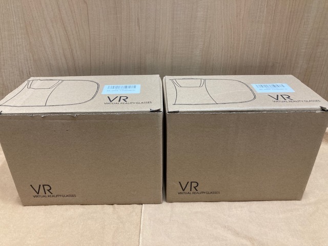6175* VR VIRTUAL REALITY GLASSES 3D VRゴーグル BOBWDBB7B5 計2点 おまとめ スタンドアローン型 箱付 未使用品