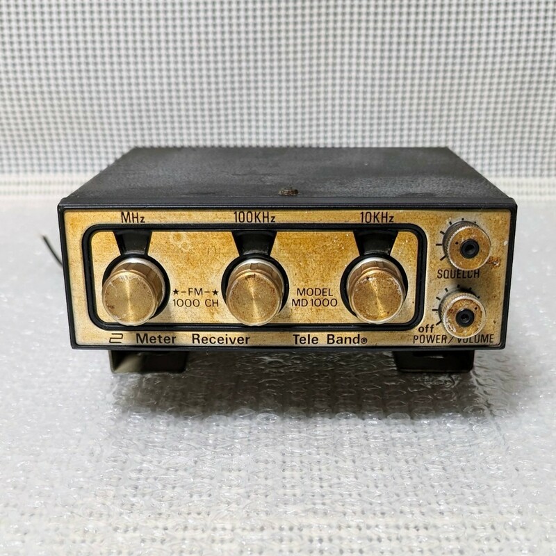 当時物 Tele Bande 2 Meter Receiver MODEL MD 1000 VHF受信機　動作未確認　現状品
