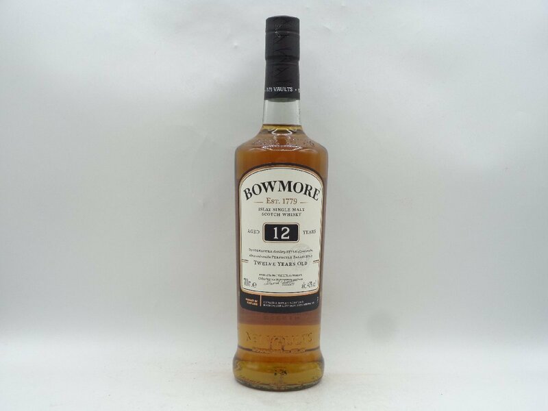 BOWMORE 12年 ボウモア アイラ シングルモルト スコッチ ウイスキー 未開封 700ml 40% H15333