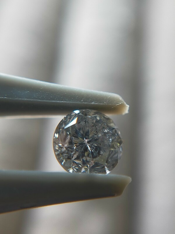 0.670ct H I1 POOR 天然ダイヤモンド ダイヤモンドルース CGL 0.6ct 0.6カラット 0.7ct 0.7カラット ソーティング付き diamond ダイヤ