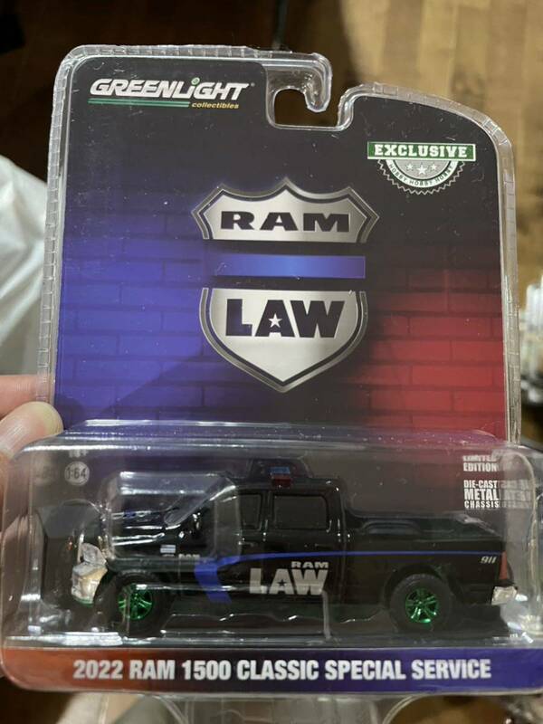 グリーンマシーン GREENLIGHT RAM DODGE RAM 1500 CLASSIC SPECIAL SERVICE POLICE ダッジ ラム ポリス パトカー ピックアップ トラック