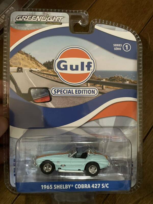 greenlight GULF oil 1965 shelby cobra ford グリーンライト シェルビー コブラ ガルフ　オイル　フォード