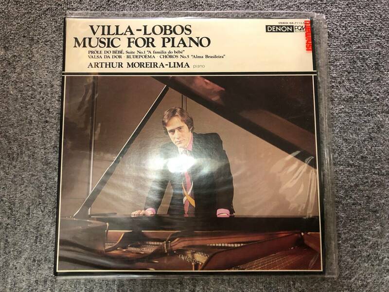 レコード　VILLA-LOBOS MUSIC FOR PIANO DENON PCM OX-7113 231108-451