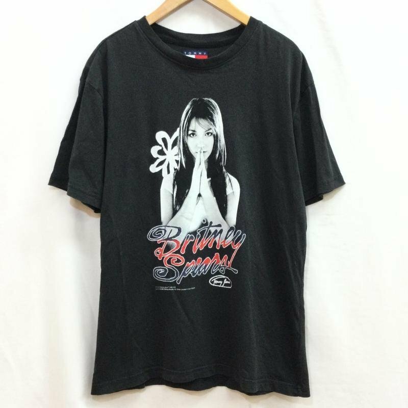 トミー ジーンズ Short Sleeve Britney T Shirt BDS Black DM0DM13258 ブリトニースピアーズ Tシャツ Tシャツ L 黒 / ブラック