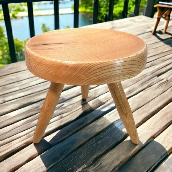 オリジナル 【 シャルロットペリアン 】 1950年代 ベルジェ スツール ビンテージ フランス 木製 椅子 ペア出品中