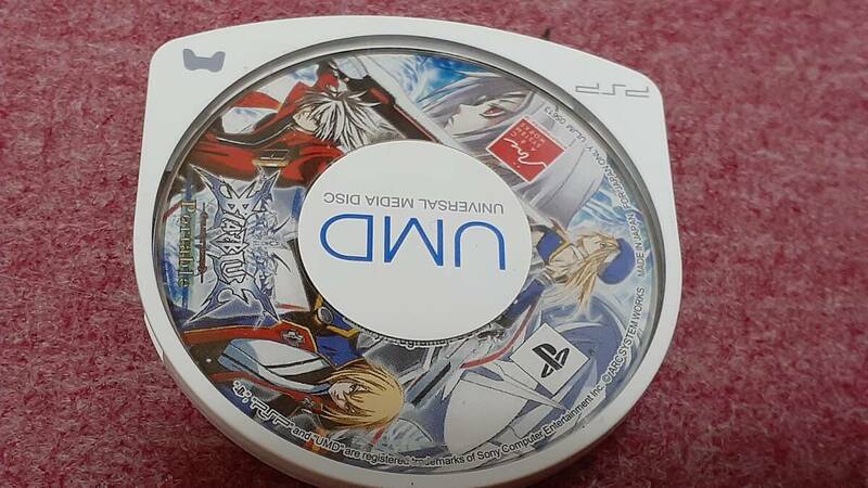 ◎　ＰＳＰ　【ブレイブルーポータブル】ＰＳＰソフトのみ/クイックポストでＰＳＰソフトのみ何枚でも送料１８５円。ソフトのみ/動作保証付