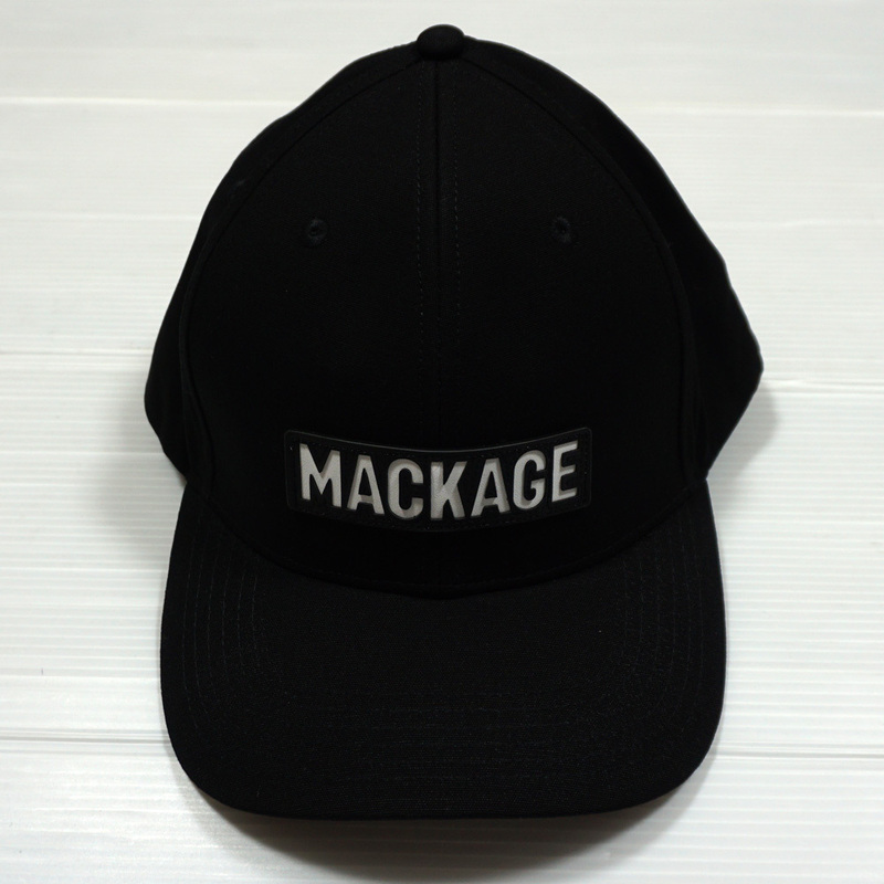 新品・本物 MACKAGE マッカージュ キャップ 帽子 ANDERSON SB C0001 ブラック 