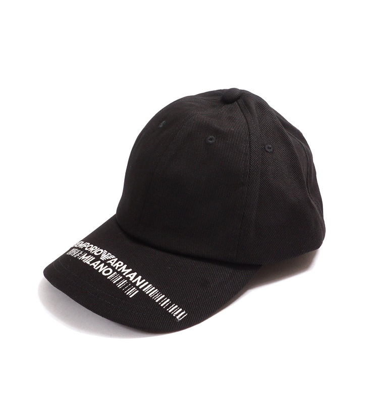 新品・本物 エンポリオアルマーニ EMPORIO ARMANI キャップ 帽子 627378 3F552 ブラック 