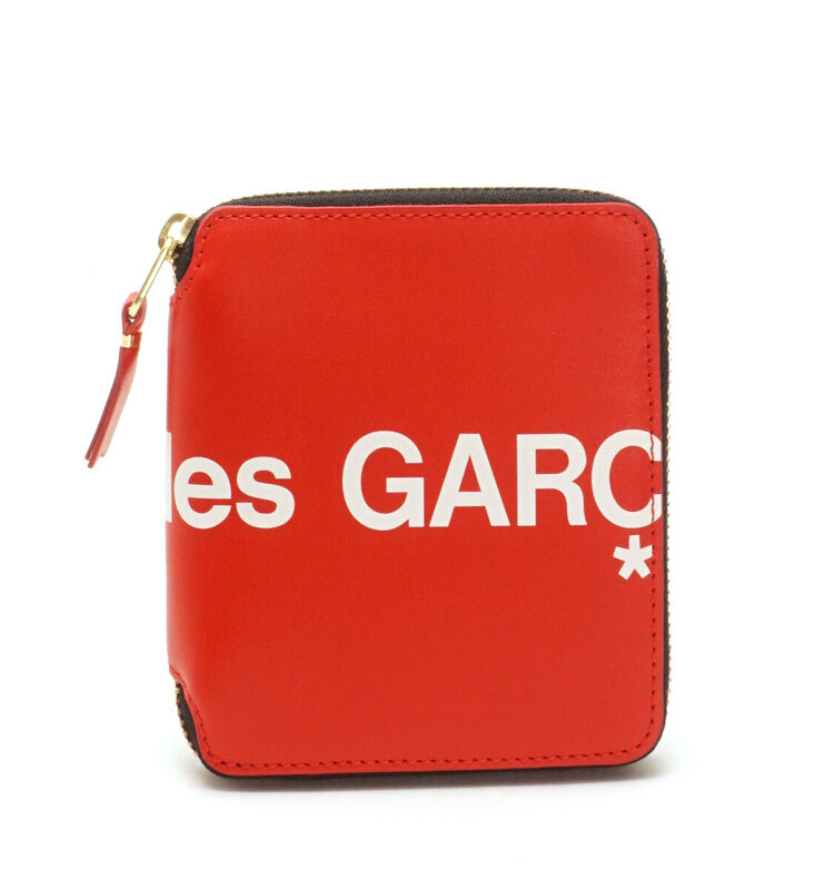 新品・本物 コムデギャルソン COMME des GARCONS 二つ折り財布 ユニセックス 箱付き レッド SA2100HL