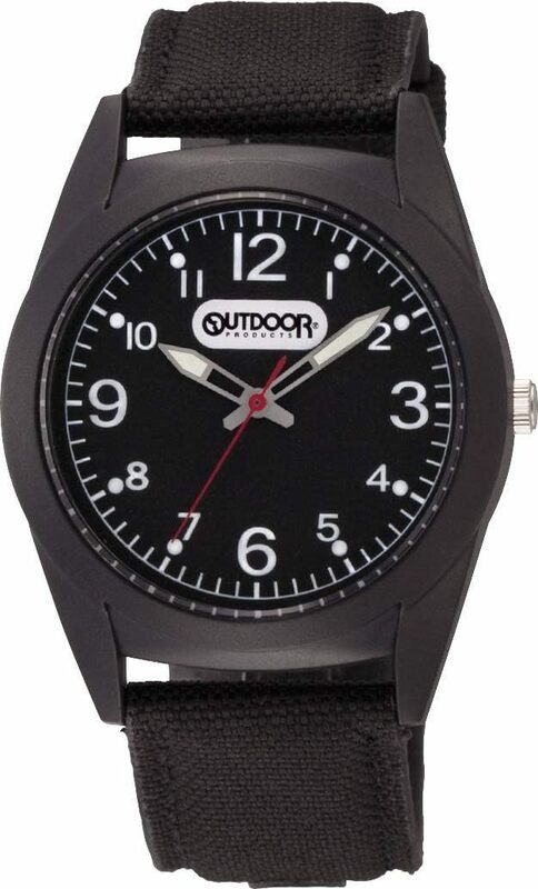 CITIZEN　Q&Q 腕時計 アナログ OUTDOOR PRODUCTS 防水 ナイロン 革ベルト アウトドア メンズ レディース　誕生日　贈り物　ギフト　お祝い